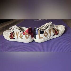 Gucci Loved Sneakers. Very Gently Used. Worn a few times. Size 38.
